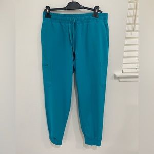 Jaanuu Scrub Pants Turquoise Blue size Medium